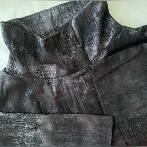 Women’s Eileen Fisher Grandeur Jacquard Cropped High Collared Jacket Size Medium